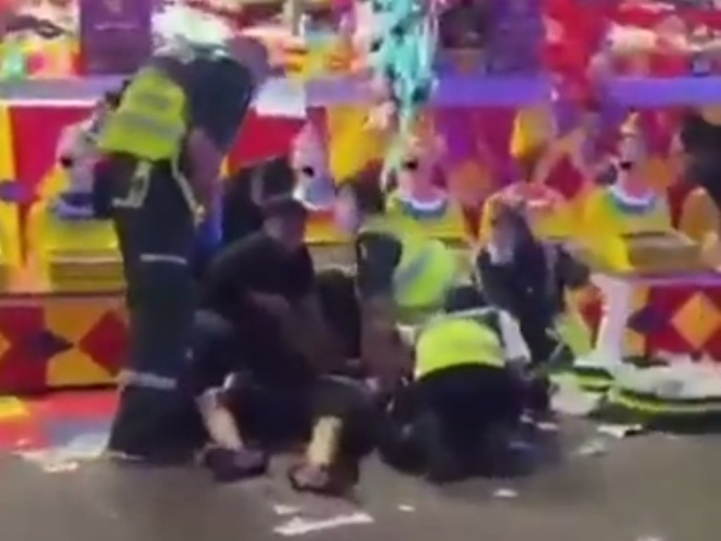 A man was stabbed at the Royal Easter Show. Picture: Twitter