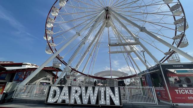 The ferris wheel precinct also is home to a mini golf course and pizza bar.