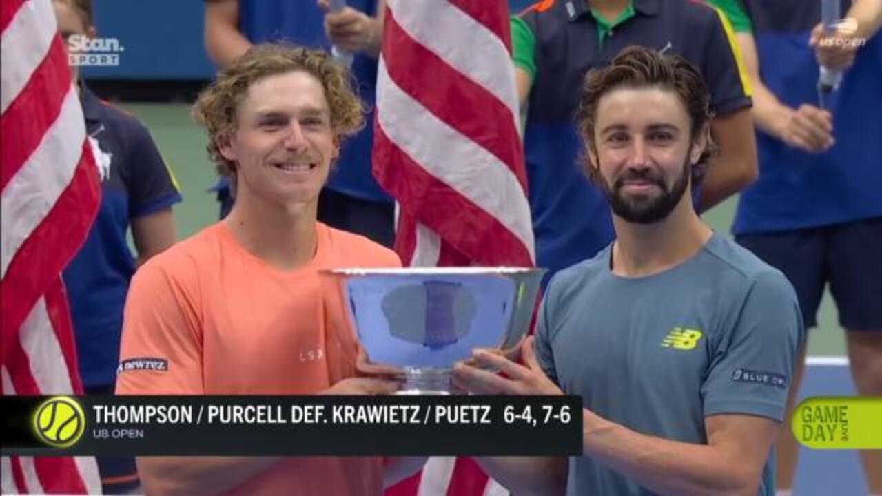 Aussie duo become US Open champions