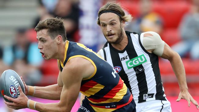 James Aish looked good in the first night of AFLX. Picture: Calum Robertson