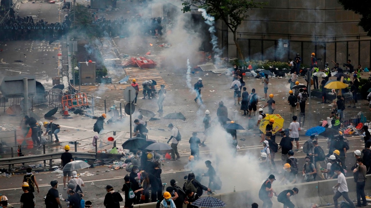 Hong Kong protests are 'like a war'