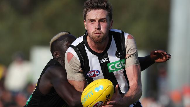 Collingwood defender Jordan Roughead. Picture: Michael Klein