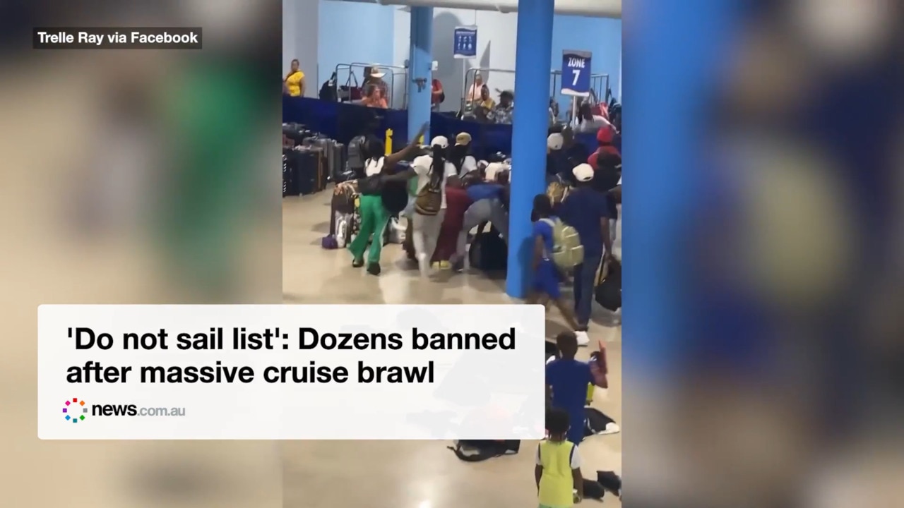 'Do not sail list': Dozens banned after massive cruise brawl