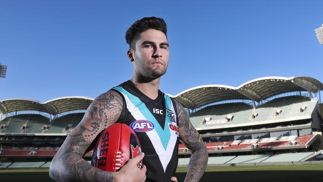 Port Adelaide star Chad Wingard. Picture: SARAH REED