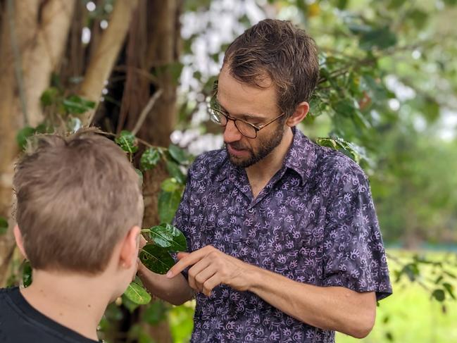 Oliver Johns was one of more than 300 teachers to sign a letter calling on the NT government to ban fracking. Picture: Supplied