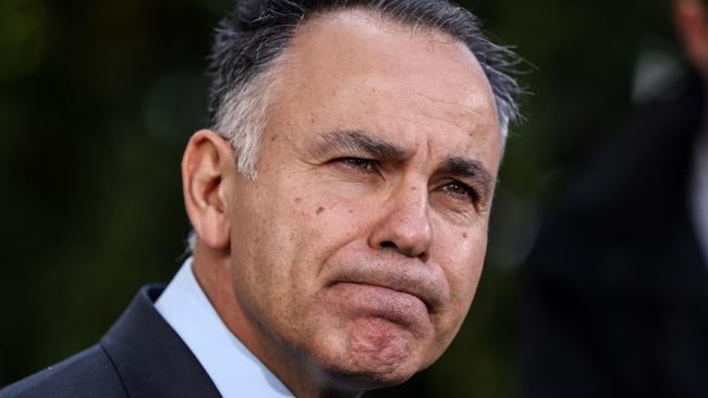 Victorian Opposition John Pesutto speaks to the media during a press conference in Melbourne on Thursday. Picture: AAP