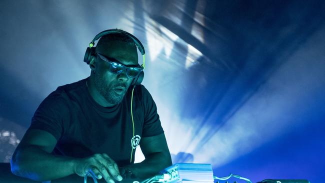 Groove … Elba channels his love of music and DJ-ing in new Netflix drama, Turn Up Charlie. Picture: Nick Wall/Netflix