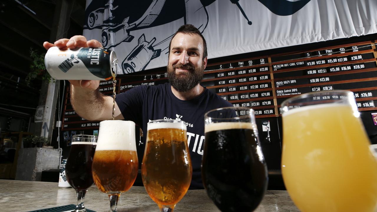 Brewer Jake Harrison from Ballistic Beer, pictured in 2020. Picture: Josh Woning