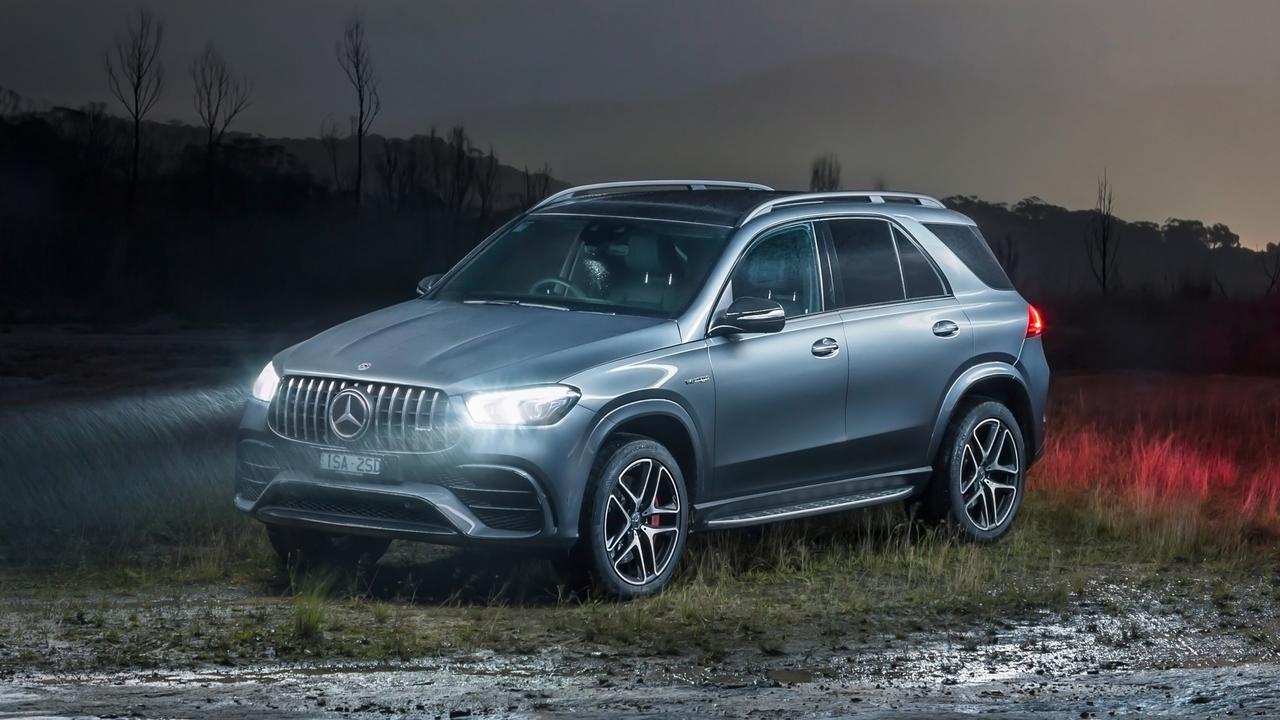 The GLE is a big machine, with giant 21-inch wheels and oversized brakes.