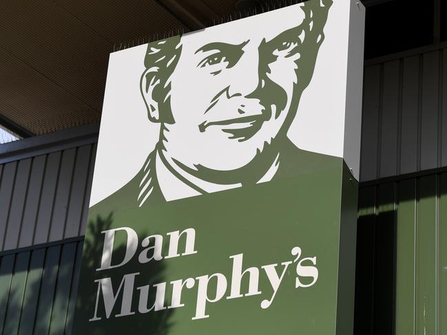 BRISBANE, AUSTRALIA - NewsWire Photos - APRIL 29, 2021. Signage outside a Dan MurphyÃs liquor store in Brisbane. Picture: NCA NewsWire / Dan Peled