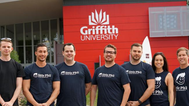 The Little Phil team, pictured at Griffith University. Photo: Ashleigh Lawrence