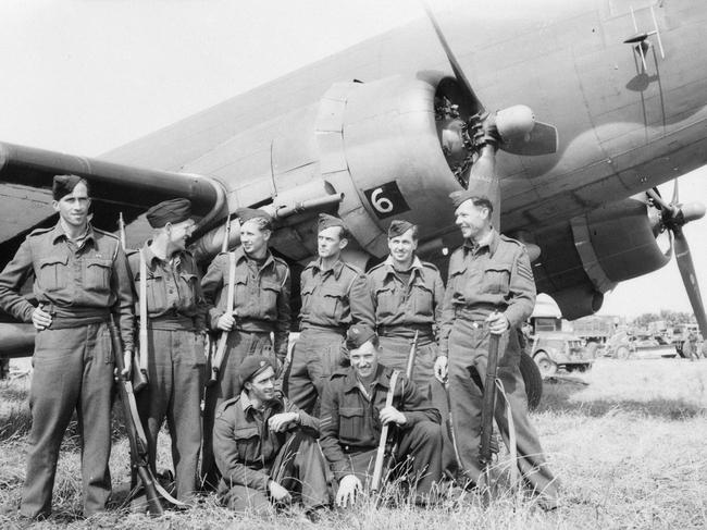 Australian ground crew for No 453 Squadron at Longues, France, in June 1944. Australian War Memorial image UK1520