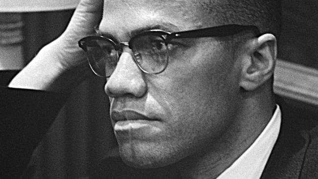 Black power leader Malcolm X.