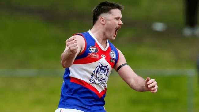 Parker Heatley in action for North Heidelberg. Picture: Field of View Photography