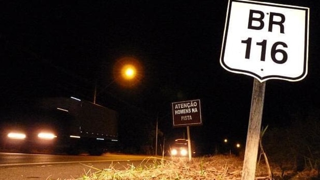 A truck hurtles down the BR-116, which bisects towns where Brazil’s child prostitutes work the dangerous route.