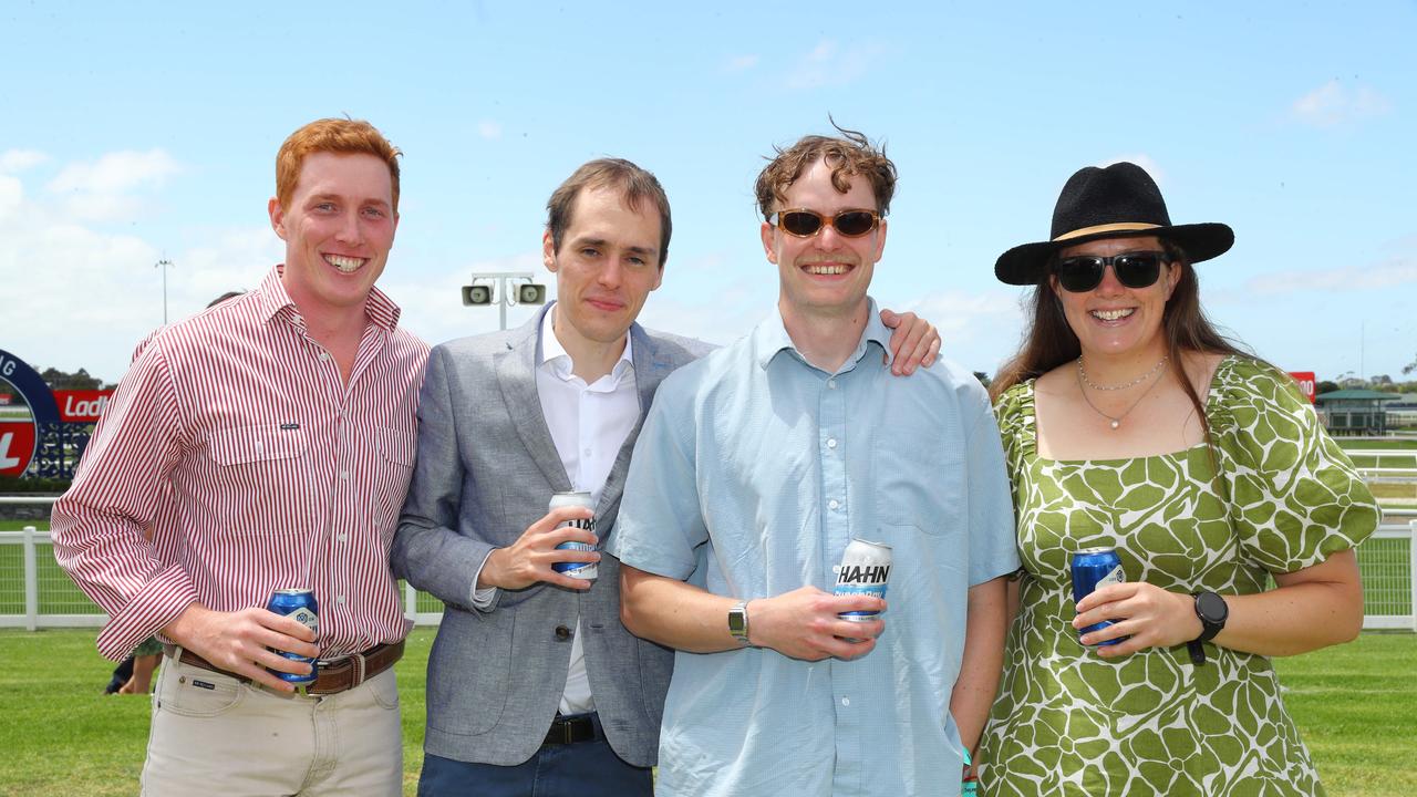 Elliot Smith, Miles Steffen, Toby Featherby and Naomi Sheppard. Picture: Alison Wynd