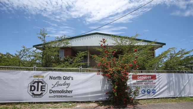 JCU bought 202 Sheridan St to make way for the university hospital upgrade. Picture: Brendan Radke