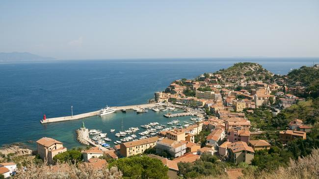 Isola del Giglio in Tuscany, Italy.