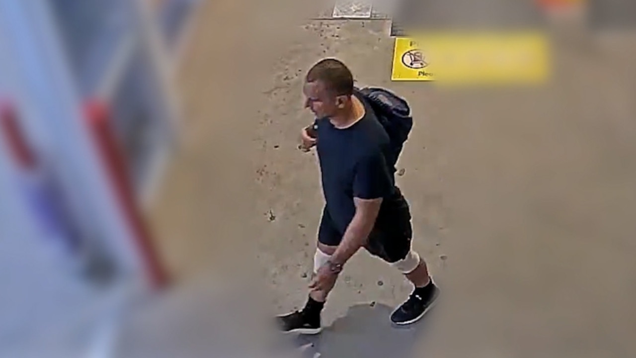 Police have tracked down and released CCTV of the mystery man whose body was found in a Sunshine Coast river. Picture - QLD Police.