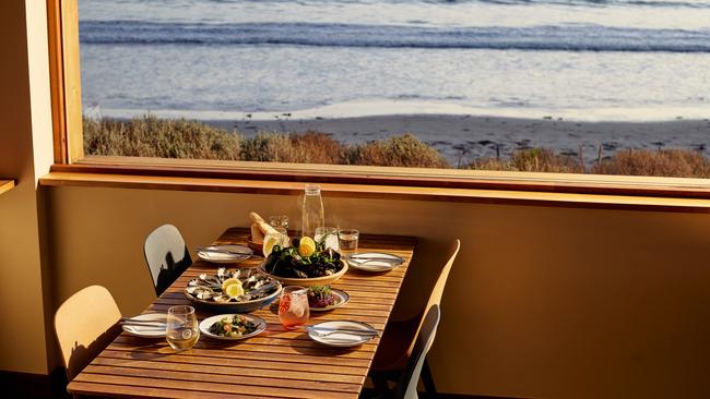 Overlooking the breathtaking stretching sands of Aldinga Beach. Picture: Fleurieu Peninsula Tourism / SATC