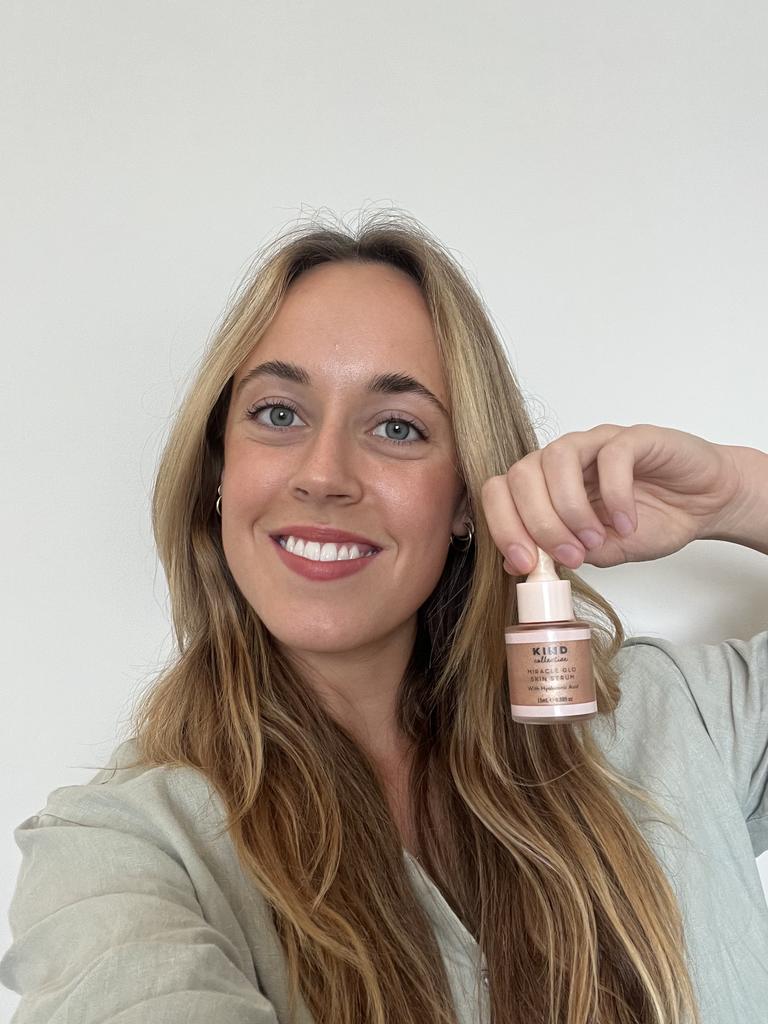 KIND Collective Miracle Glo Skin Serum Gold Blush. Picture: Jessica Smith/Supplied