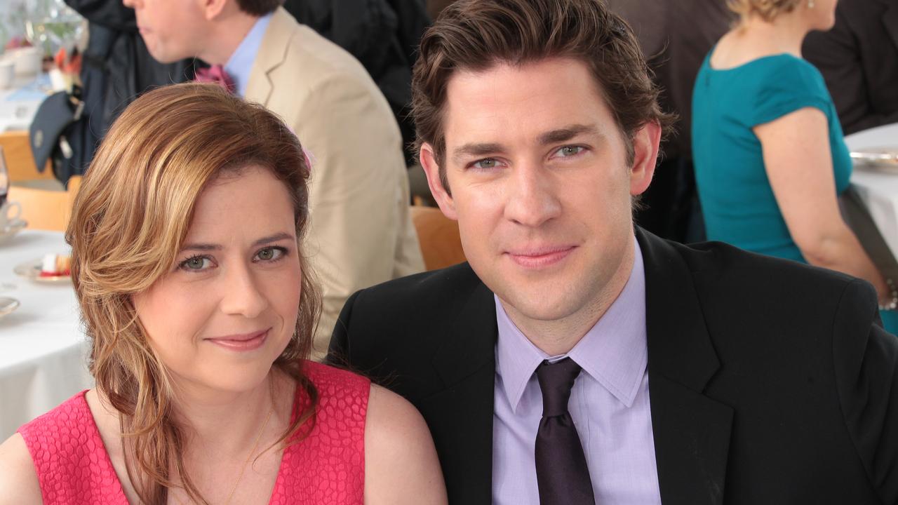 Pam and Jim in The Office’s finale – can you believe these two almost didn’t end up together? Picture: Getty Images