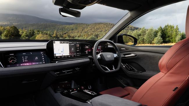 Audi SQ6 e-tron interior. Picture: Supplied