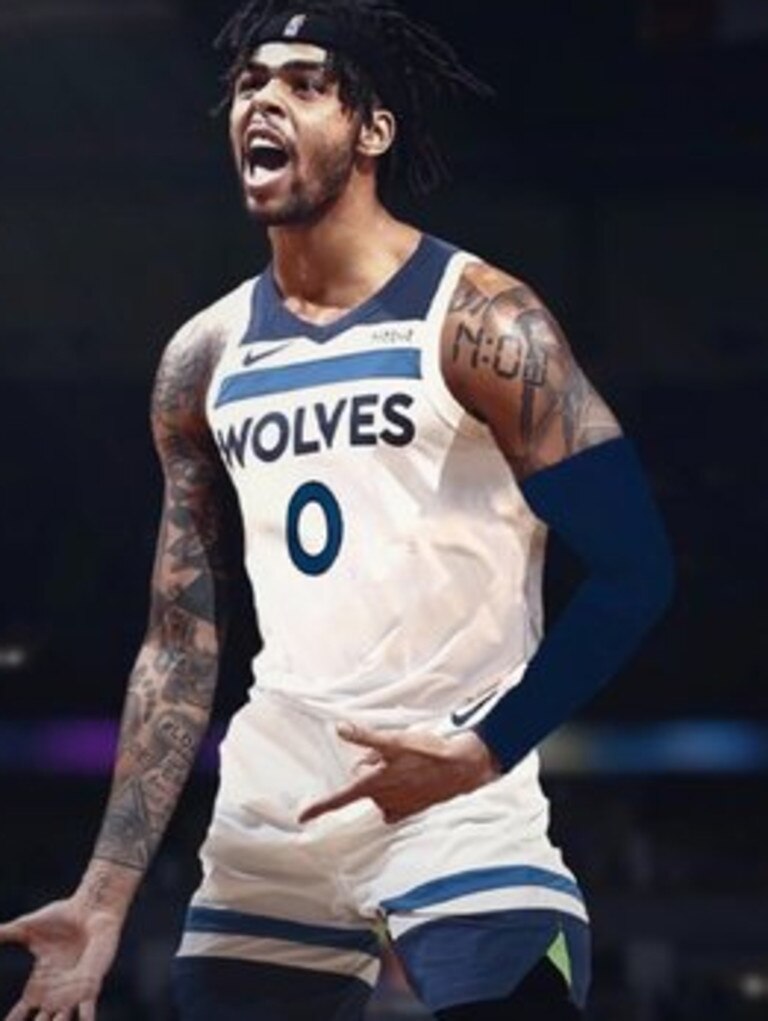 Nba 2020 Timberwolves Roasted For D Angelo Russell Injection Post