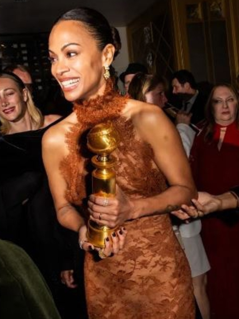 Zoe Saldana has already picked up a Golden Globe for her work in the film. Picture: Getty Images