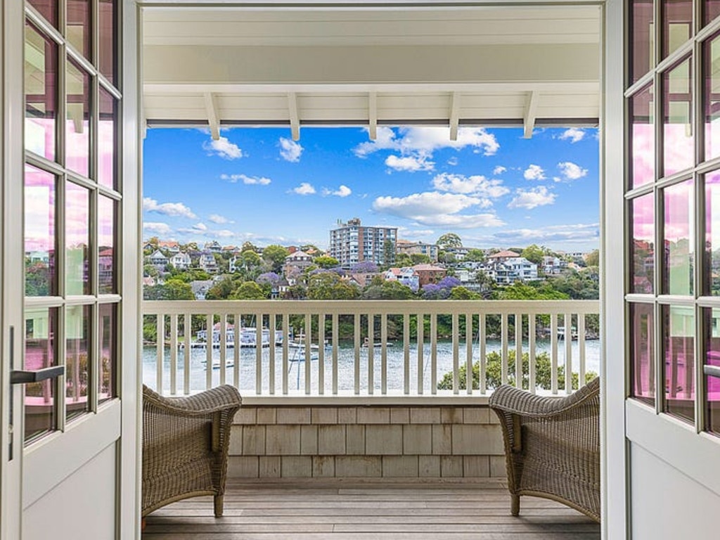 It overlooks exclusive Mosman Bay. Picture: RealEstate.com.au