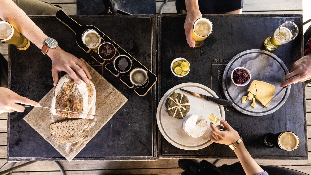 <h2>A cheesy picnic on Bruny Island, Tasmania</h2><p><span>This tiny island at the southern end of Tasmania punches well above its weight when it comes to artisan producers. With one main road from the ferry to the town of Alonnah, you can&rsquo;t miss the highlights: slurp ocean-fresh oysters at Get Shucked, battle the crowds for samples at Bruny Island Cheese &amp; Beer Co. and pick up a loaf of warm sourdough from Bruny Baker&rsquo;s roadside honesty &lsquo;fridge&rsquo;. Hotel Bruny &ndash; the island&rsquo;s only pub &ndash; does craft beers and burgers, too. Outsource the driving with Pennicott Wilderness Journeys&rsquo; producer-focused Bruny Island Traveller tour, which includes lunch overlooking Adventure Bay. </span></p><p><em><strong>Don't forget to head to <a href="http://delicious100.com.au/" target="_blank" rel="noopener" data-saferedirecturl="https://www.google.com/url?q=http://delicious100.com.au/&amp;source=gmail&amp;ust=1738728618792000&amp;usg=AOvVaw3P_h2naF02LMomNGk9W5QC">delicious100.com.au</a>&nbsp;to vote for your favourite food experience in Australia.</strong></em></p>