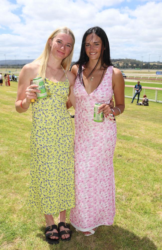 Lucy and Chloe Brown at the Pakenham Cup. Picture: Brendan Beckett