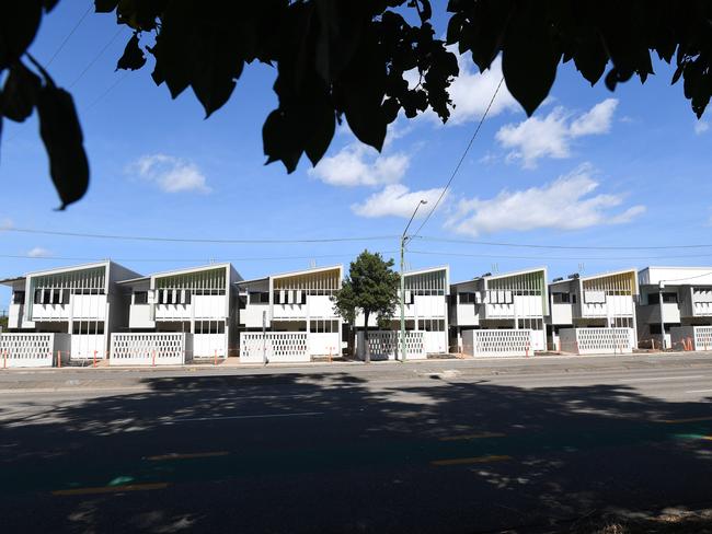 An 18-unit social housing complex on Ross River Road, Mundingburra, Townsville. Picture: Shae Beplate.