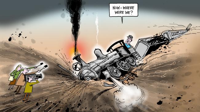 Warren Brown’s cartoon for The Daily Telegraph, 28th Feb, 2024.