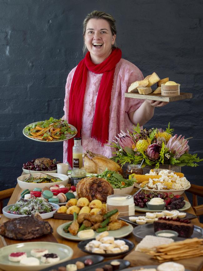 Masons of Bendigo’s Sonia Anthony wants to inspire all Victorians to create a Christmas feast using produce from local farmers and growers this year. Picture: Zoe Phillips