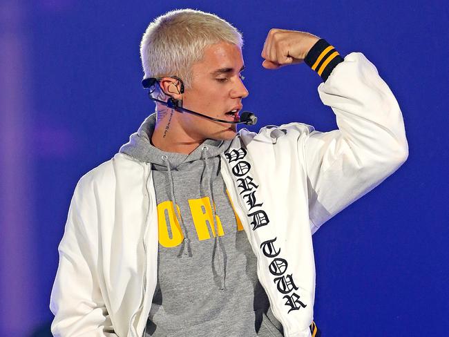 Justin Bieber has been having a blast while on tour in Australia. Picture: Tim Carrafa