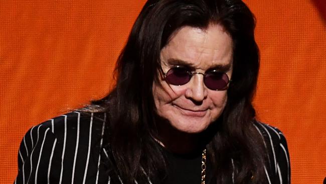 LOS ANGELES, CALIFORNIA - JANUARY 26: (L-R) Ozzy Osbourne and Sharon Osbourne speak onstage during the 62nd Annual GRAMMY Awards at STAPLES Center on January 26, 2020 in Los Angeles, California. (Photo by Kevin Winter/Getty Images for The Recording Academy )