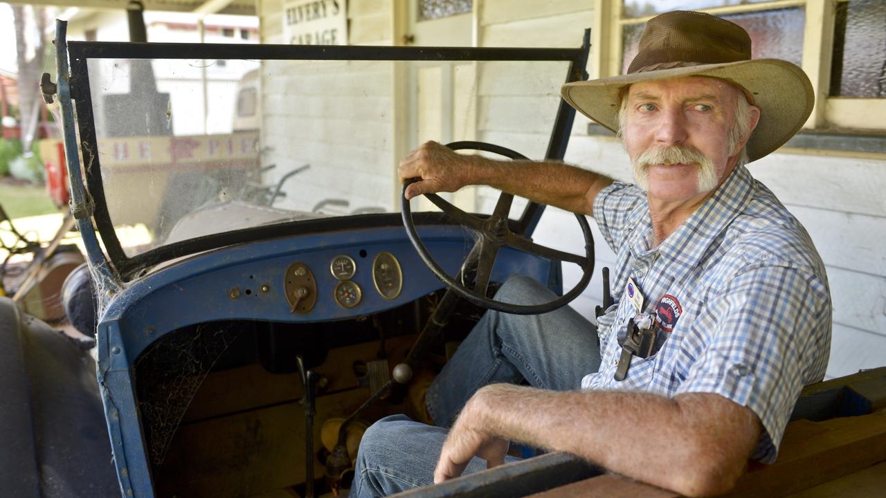 JUST REWARD: Volunteer manager of Highfields Pioneer Village, Ray Ashford is hopeful this weekend’s Anzac Day music event will help raise some much-needed funds for the Pioneer Village after their second Easter went belly-up. Picture: Nev Madsen / The Chronicle