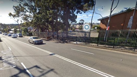 Croydon Rd near St Mary's Star of the Sea Catholic Primary School in Hurstville. Picture: Google Maps