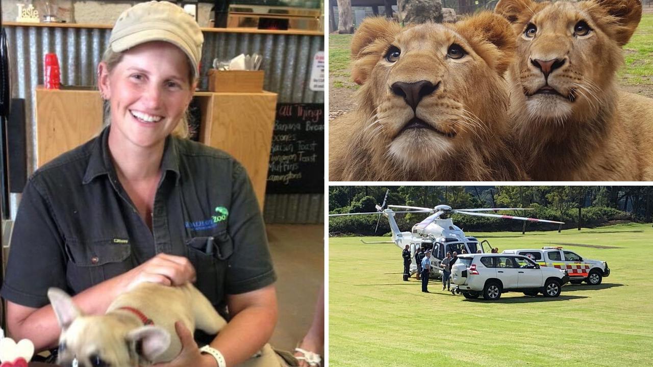 Jennifer Brown, Shoalhaven Zoo, lion attack: Female keeper attacked in