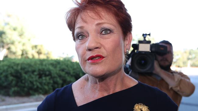 One Nation Senator Pauline Hanson. Picture: Kym Smith