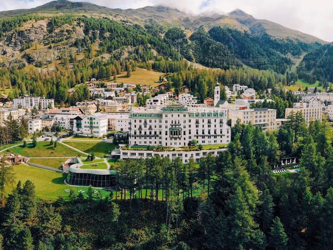 Grand Hotel Kronenhof in Pontresina, Switzerland.