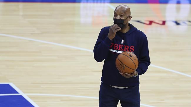 Sam Cassell has been working with Ben Simmons a lot. (Photo by Mitchell Leff/Getty Images)