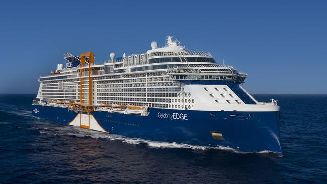 Celebrity Edge cruise ship.