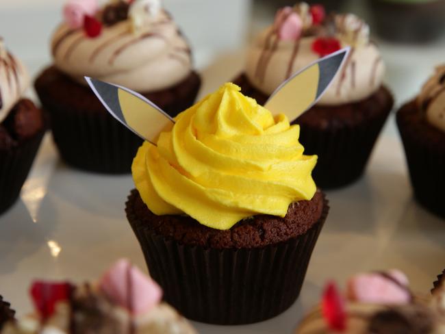 A Pokemon-inspired cupcake at The Classic Cupcake Co. in Mosman. Picture: Virginia Young