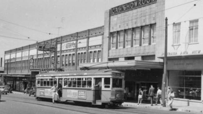 The historic building, pictured in the 1950s.