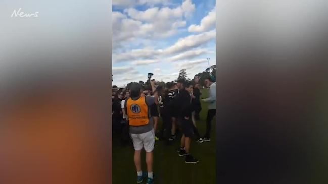 St Mary's NFL Division 3 premiership celebrations