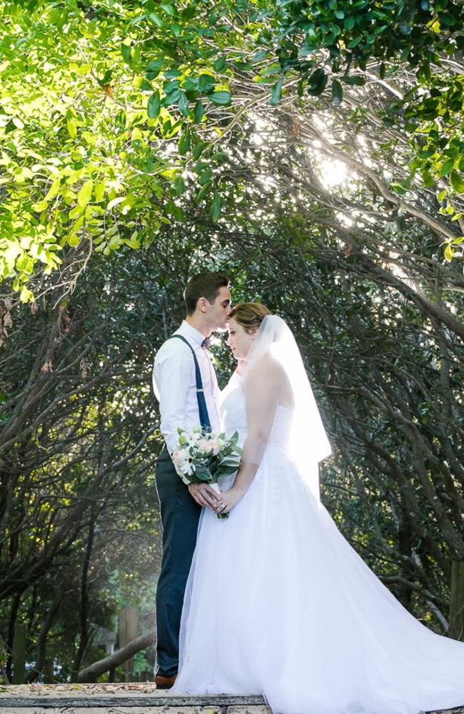 Tegan Dumble and Ben van Meurs, of Albany Creek, were married at the Novotel Sunshine Coast Resort, at Twin Waters on March 25, 2017. The reception was at Lily's on the Lagoon. Picture: Lou O'Brien