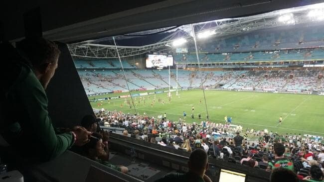 The NSW government wants to knock down and rebuild ANZ (pictured) and Allianz stadiums. Pictures: Supplied