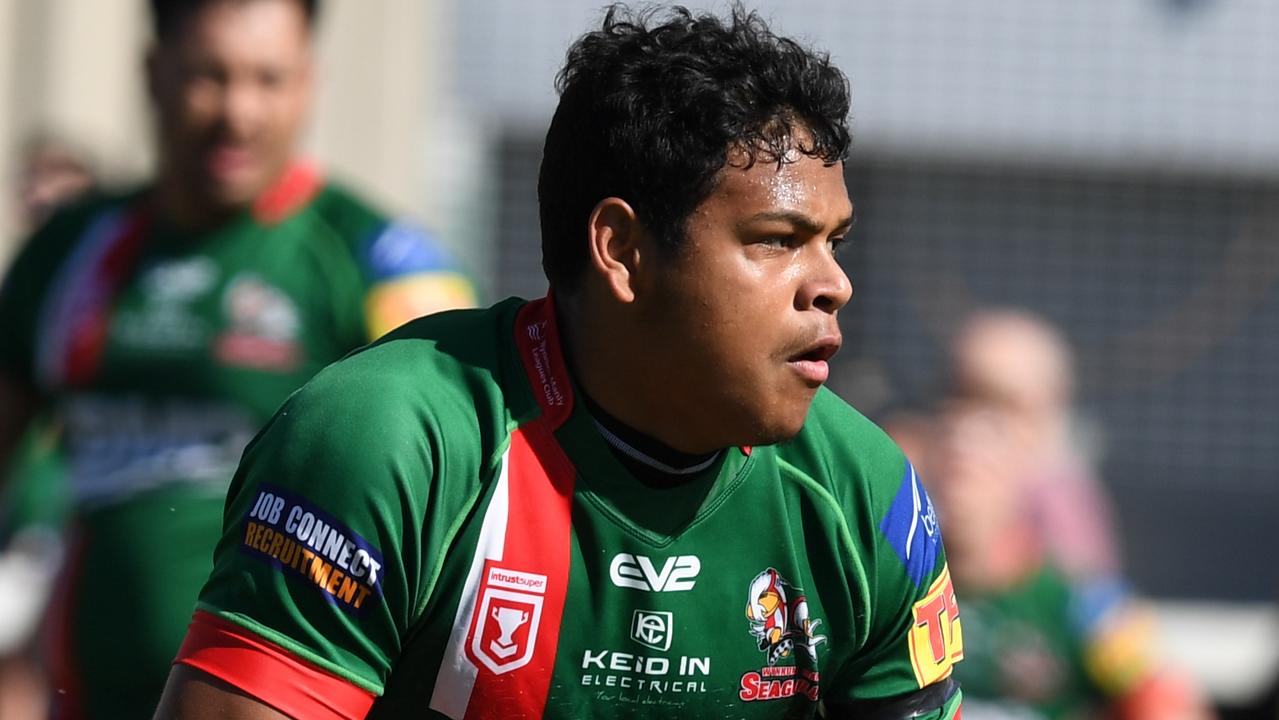 Selwyn Cobbo playing for Wynnum against Redcliffe. Picture: Vanessa Hafner/QRL